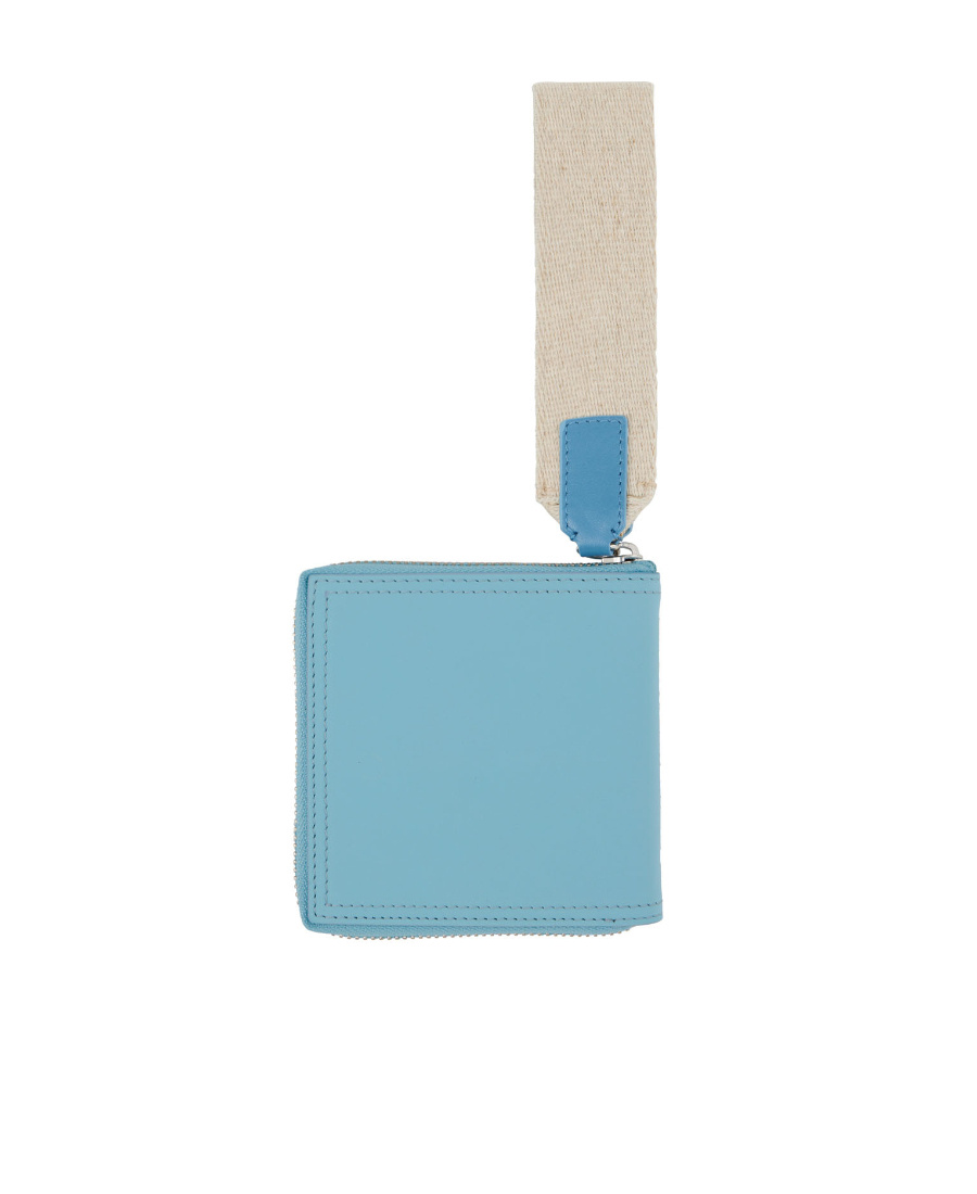 Jacquemus Logo Wallet In Blue