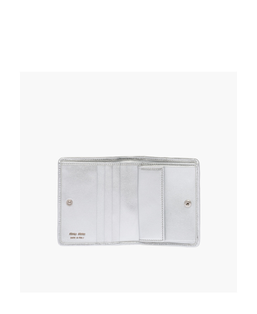 Miu Miu Carteras Y Monederos - Plata In White