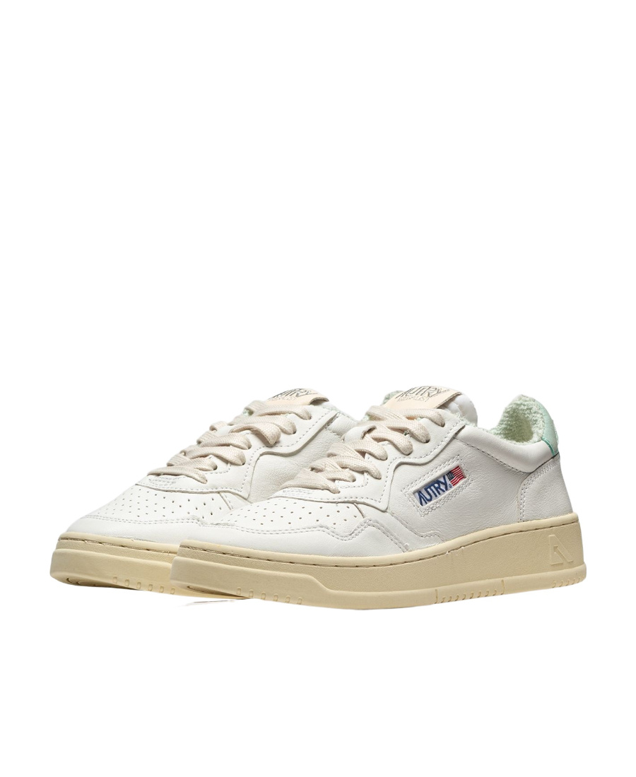 Autry Low-top Logo Sneakers In Nude