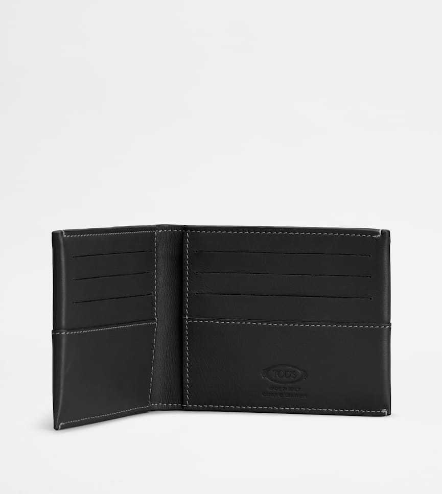 Tod's Leather Wallet In Black