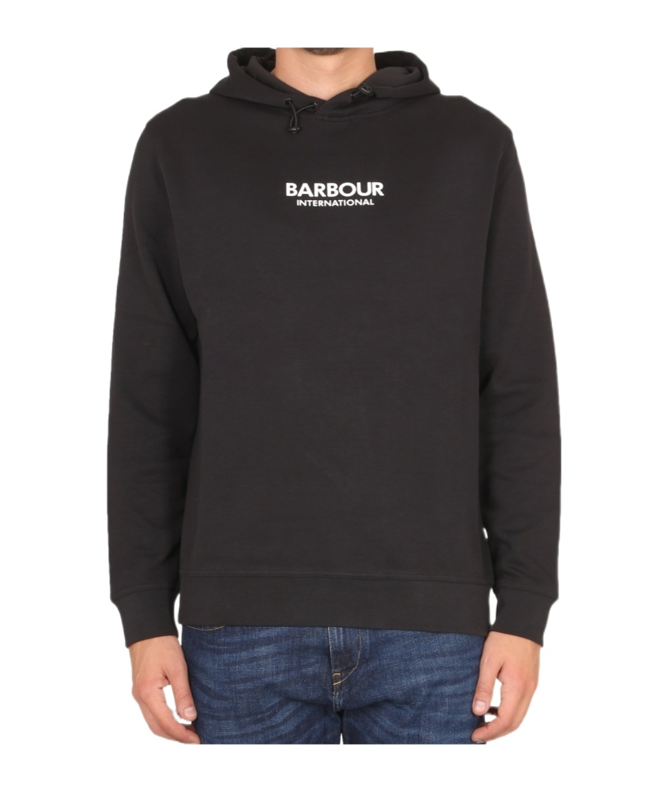Barbour Hoodie In Black