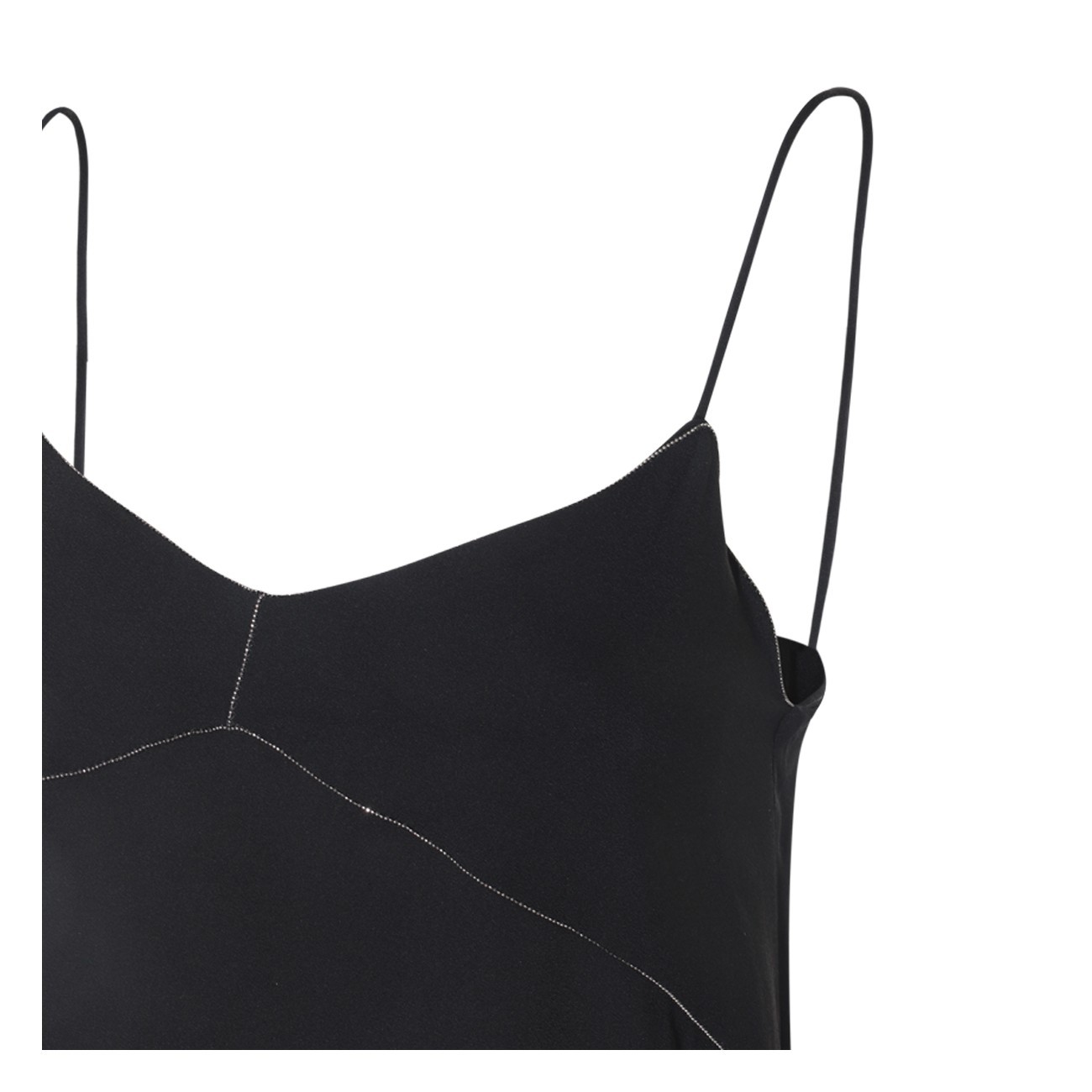 Fabiana Filippi Black Top In Black