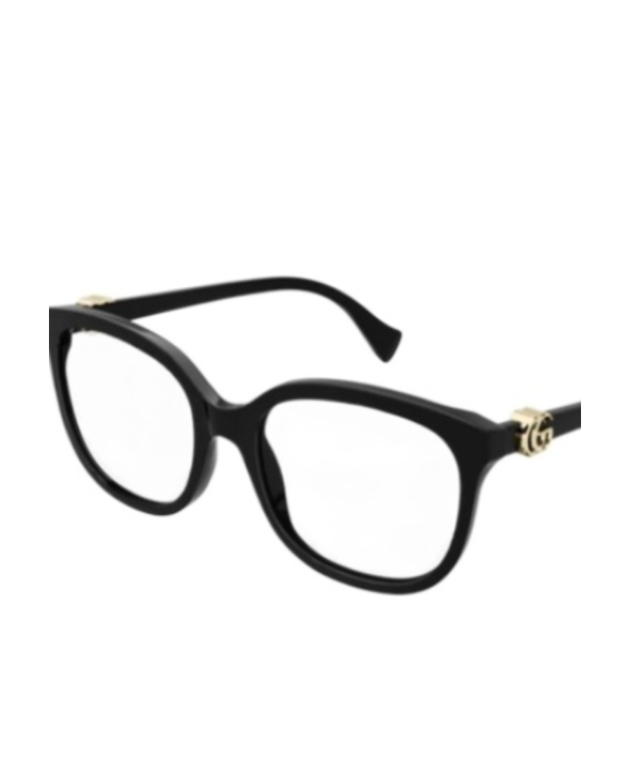 Gucci Logo Square-frame Glasses In Black