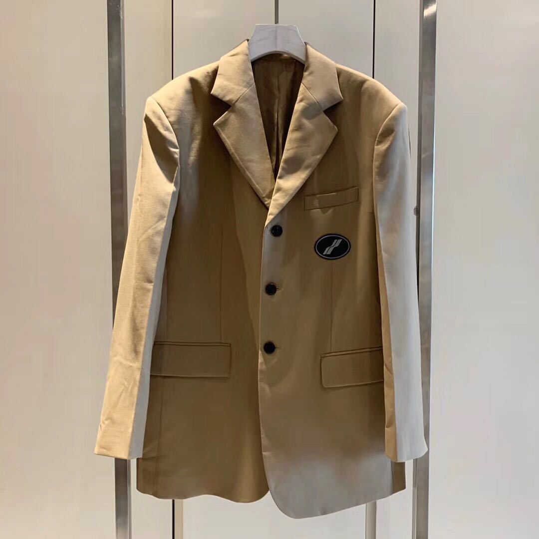 We11 Done Oversized Tailored Blazer In Nude
