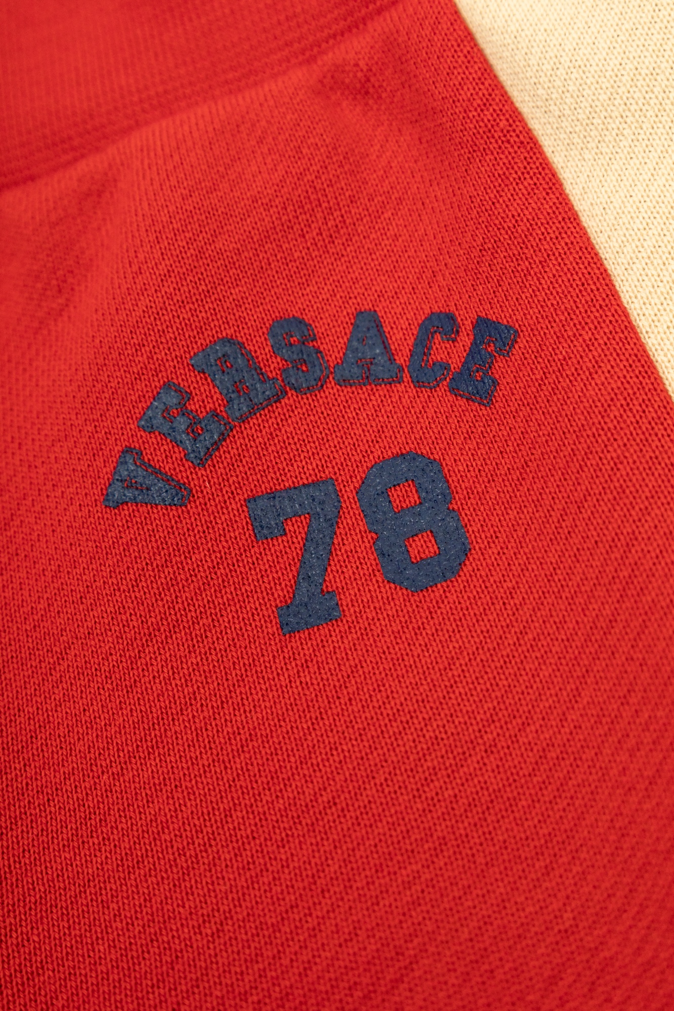 Versace Logo-print Track Pants In Red