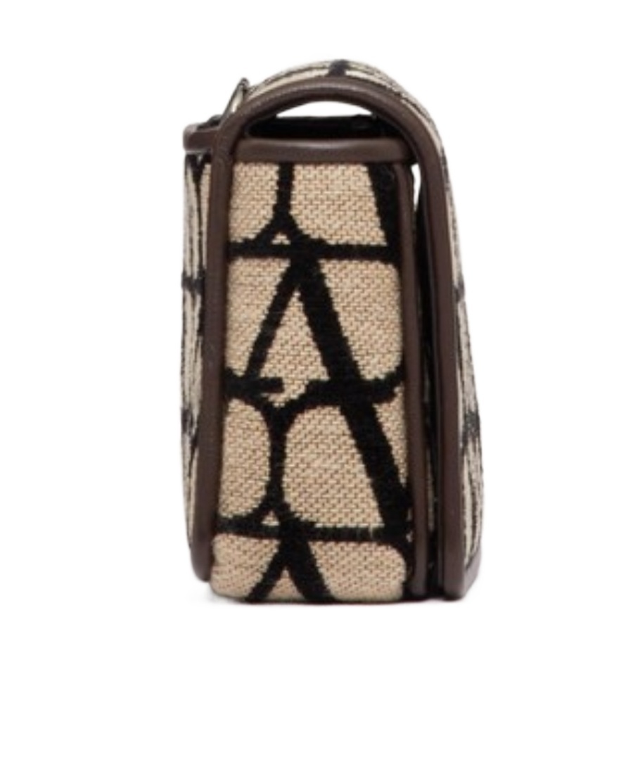 Valentino Toile Iconographe Messenger Bag In Nude