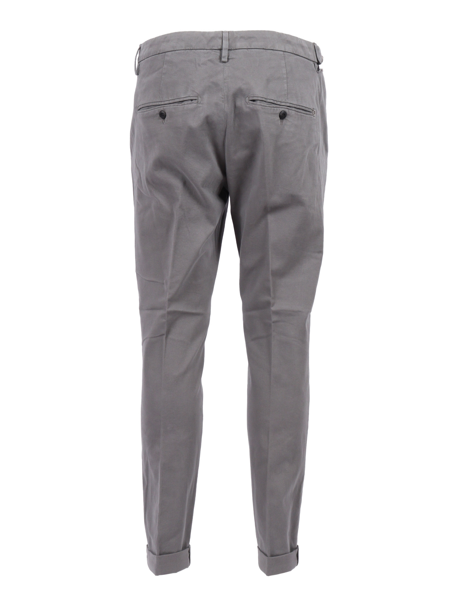 Dondup Cuffed Trousers In Gray