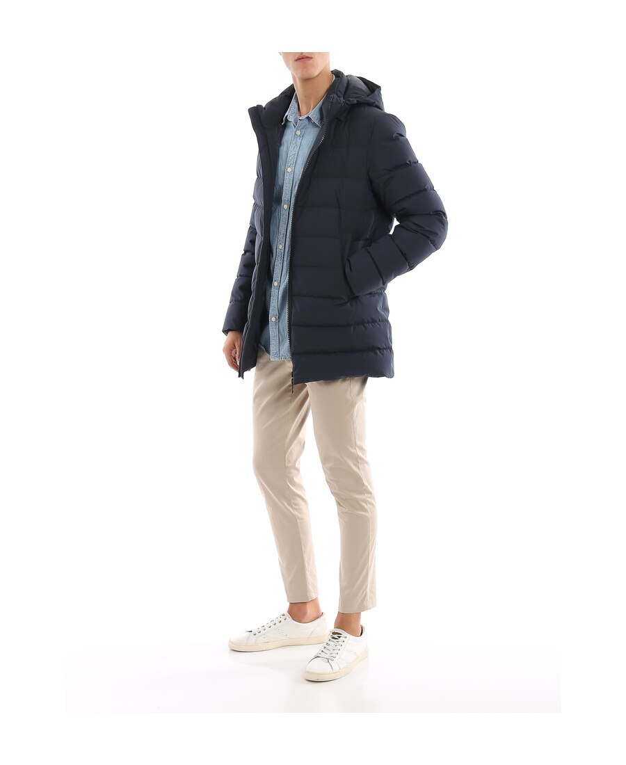 Herno Hooded Puffer Jacket In Black