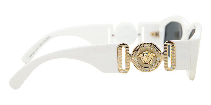 Versace Eyewear Rectangular Frame Sunglasses In Neutral