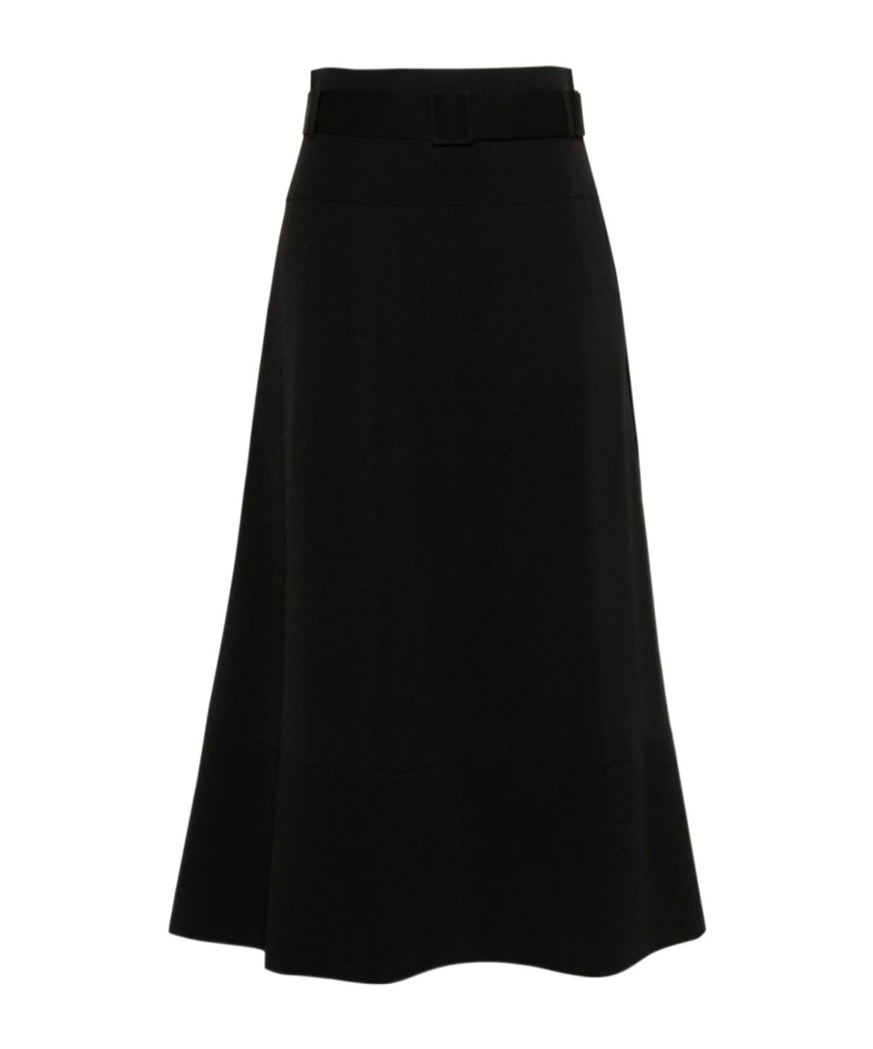 Max Mara Waist Loop Skirt In Black