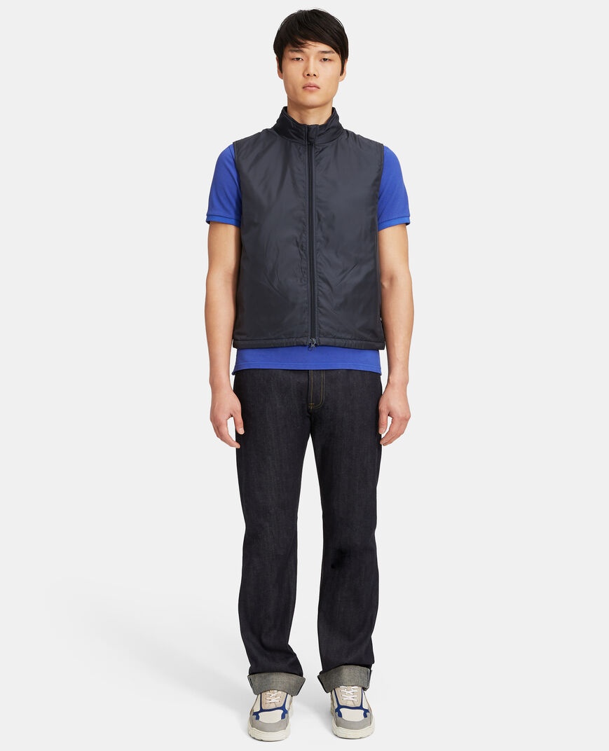 Aspesi Lightweight Gilet Jacket In Black
