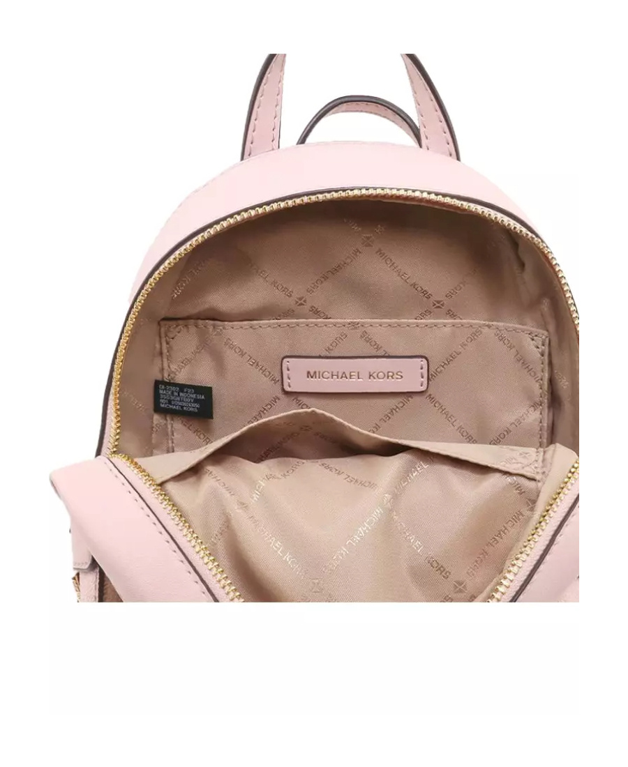 Michael Kors Zipper Backpack In Pink