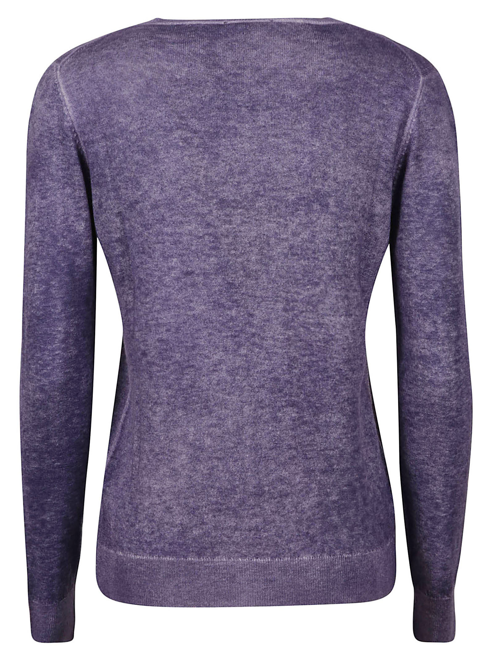 Avant Toi Crew Neck Sweater In Purple