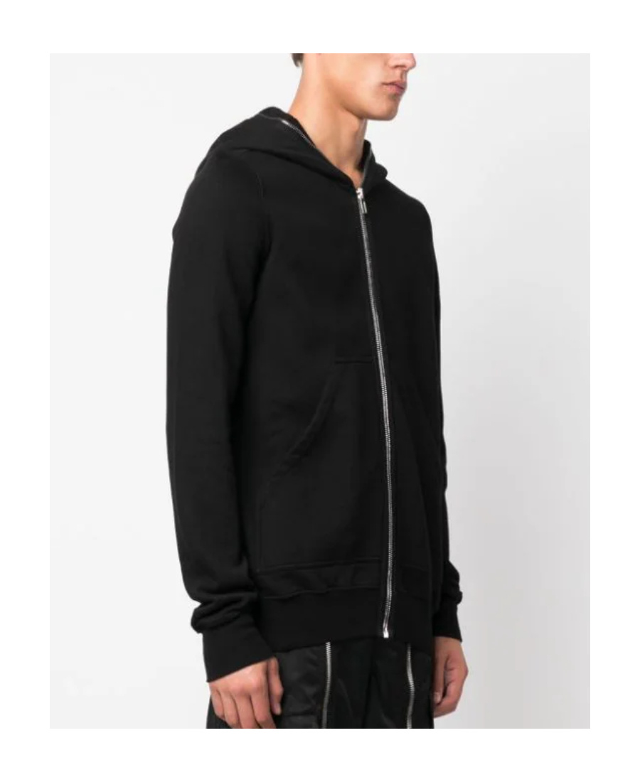 Rick Owens Drkshdw Mens Black Jumbo Gimp Relaxed-fit Cotton-jersey Hoody In Black