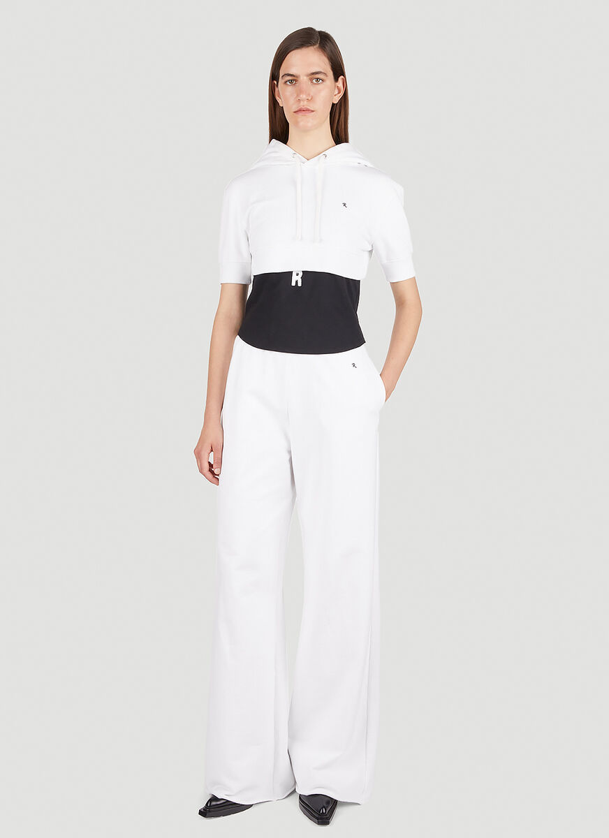 RAF SIMONS LOGO-EMBROIDERED TRACK PANTS