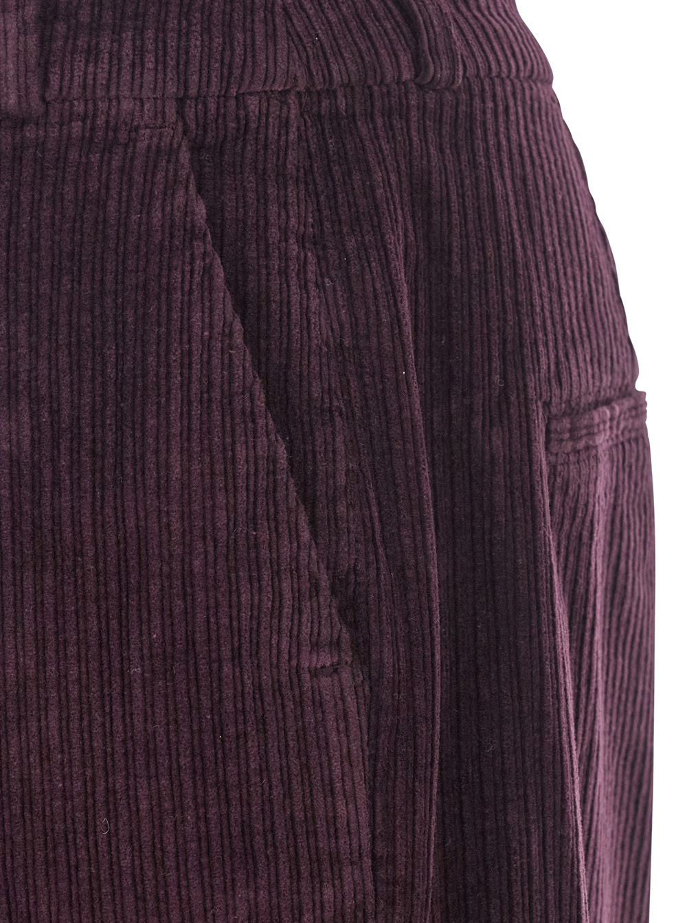Bash Belt Loop Casual Pants In Purple