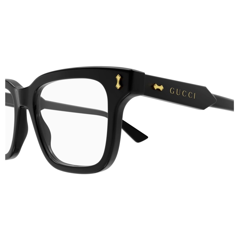 Gucci Logo-arm Detail Glasses In Black