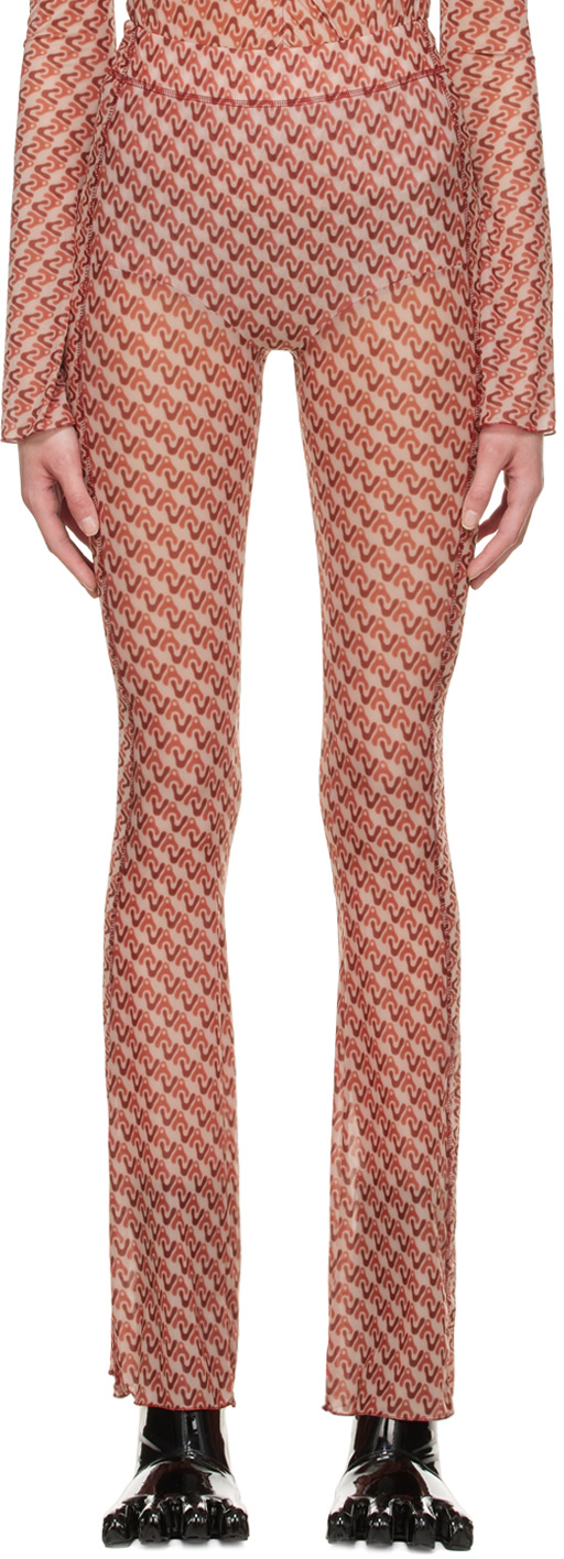 Avavav Beige Apartment Trousers In Brown