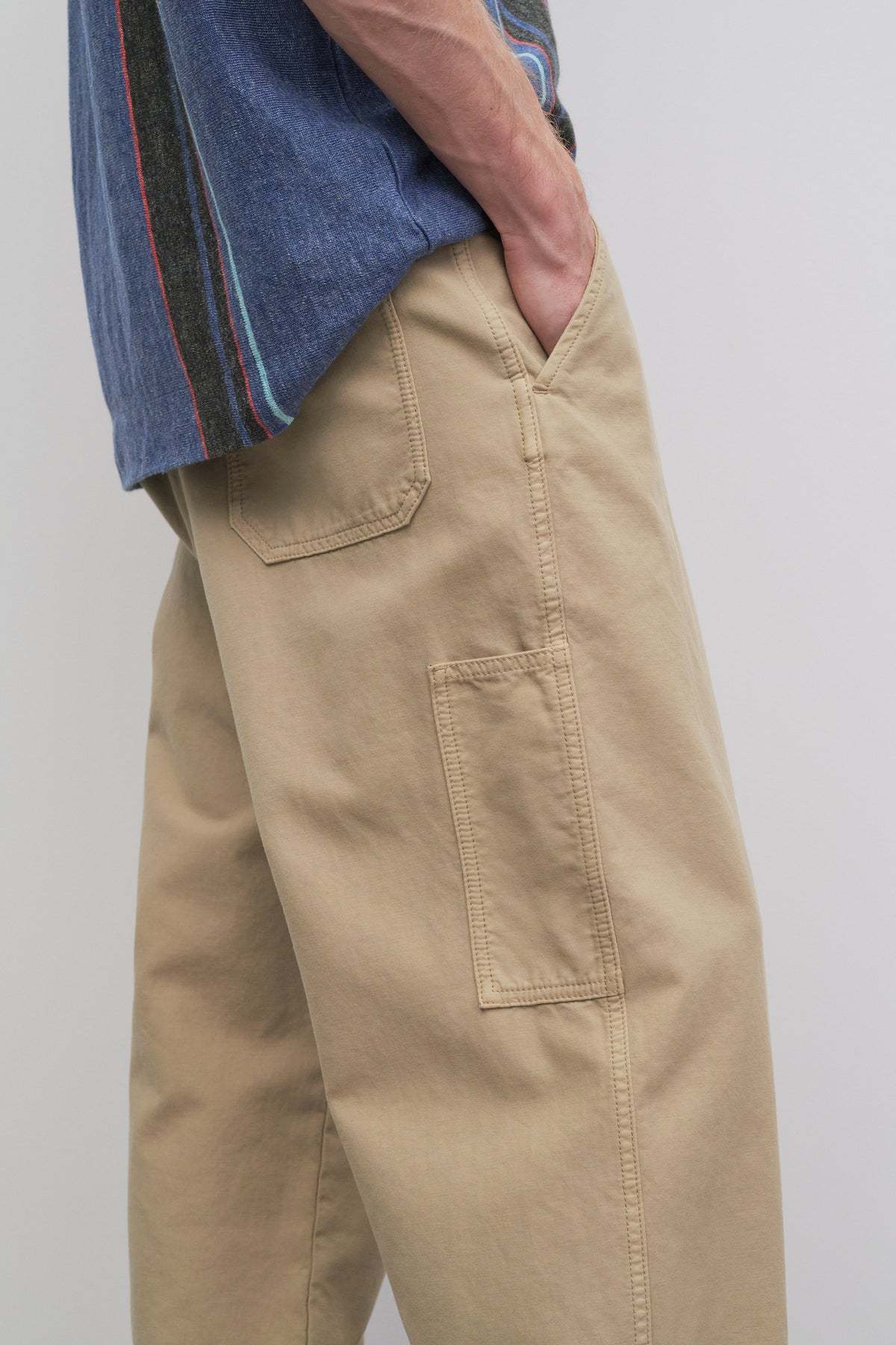 The Row Marlon Cotton Pants In Multicolor