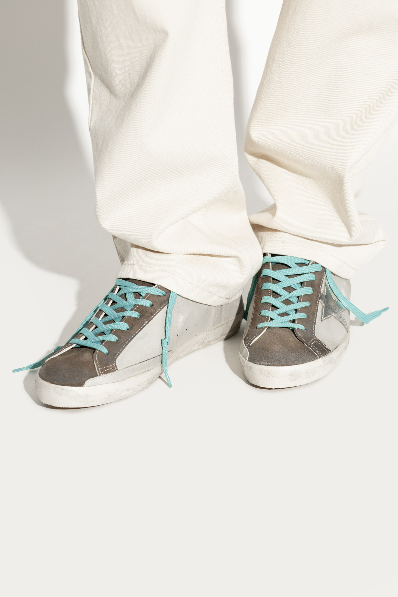 Golden Goose Lace-up Low-top Sneakers In Multi