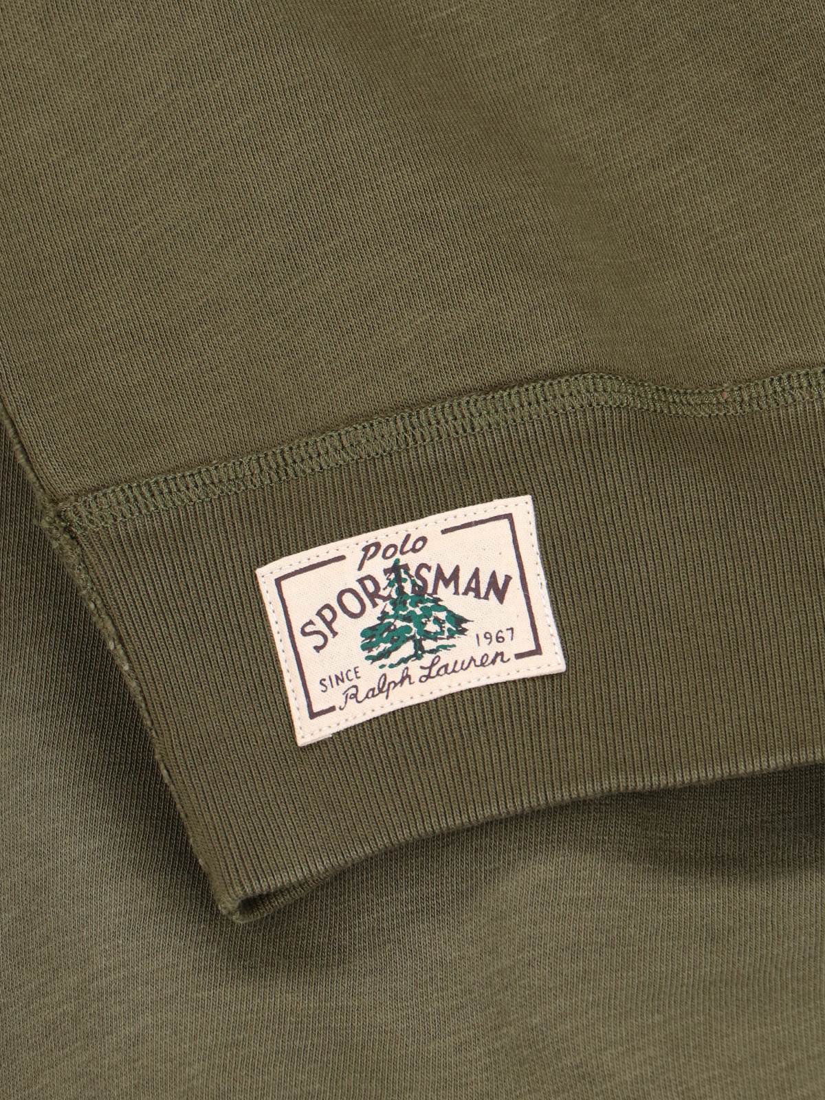 Polo Ralph Lauren Vintage Fit Fleece Graphic Sweatshirt In Green