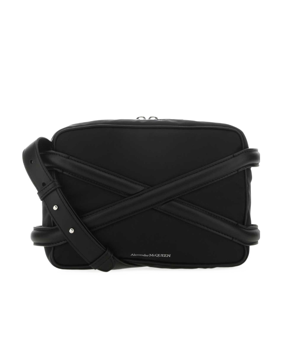 Alexander Mcqueen Alexander Mc Queen Harness Nylon Camera Bag In Black