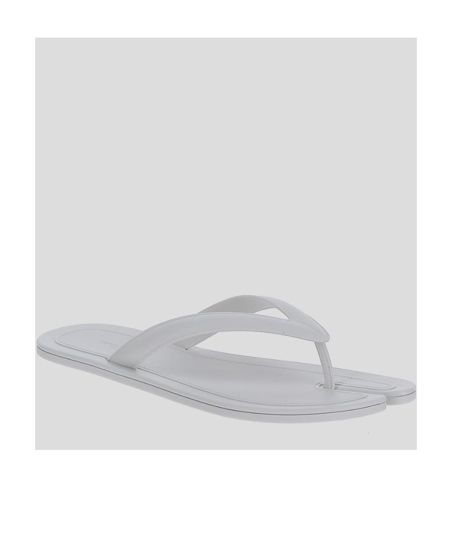 Maison Margiela Thong-strap Slip-on Slides In Gray