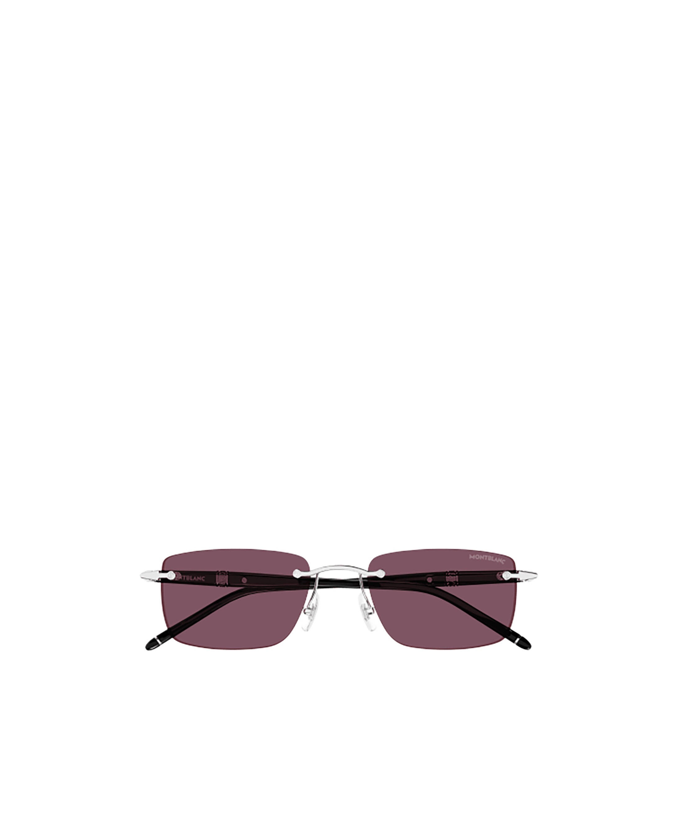 Montblanc Rectangle-frame Sunglasses In Purple