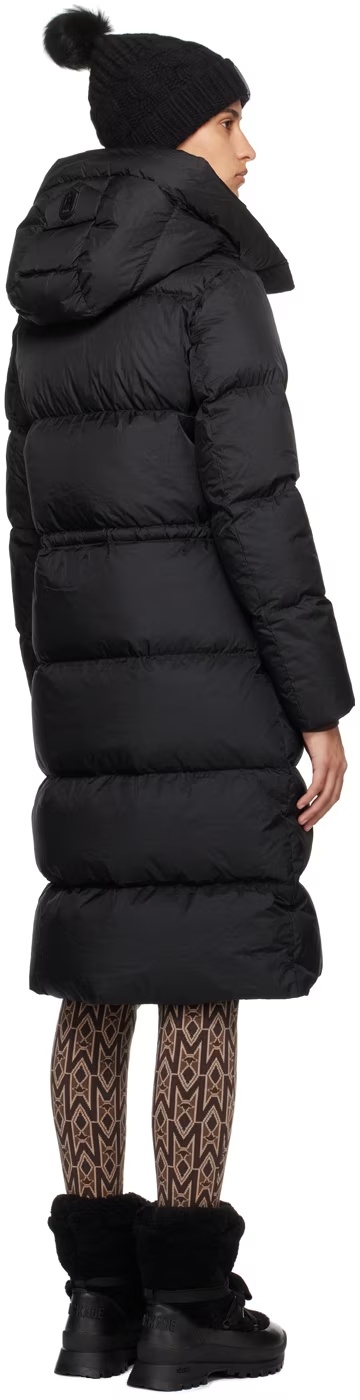 Mackage Padded Down Hooded Jacket In Black