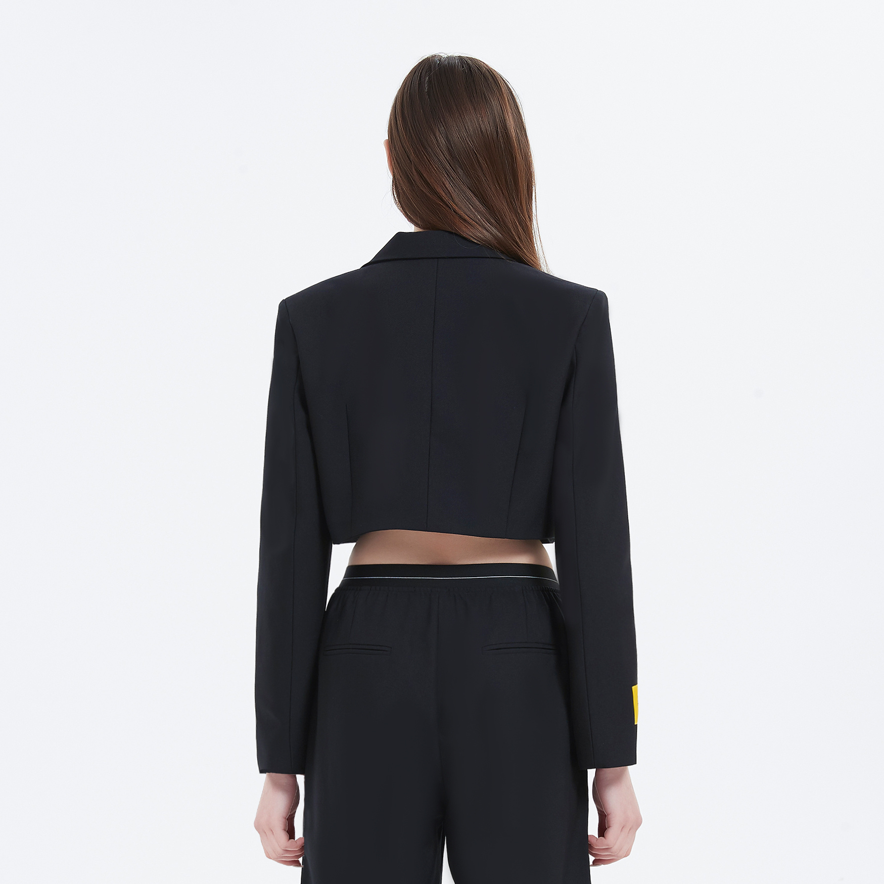 Liuregali Short Suit Coat In Black
