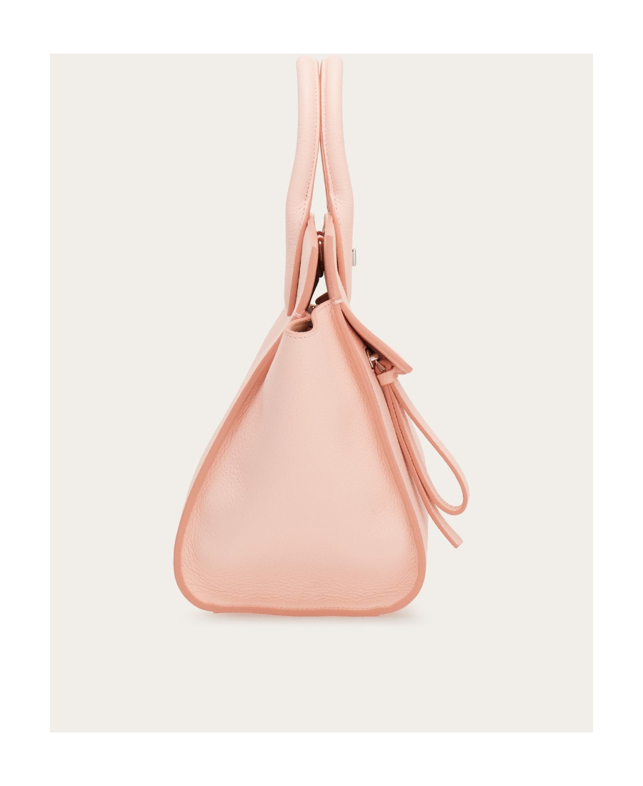 Ferragamo Small Studio Soft Top Handle Bag In Calfskin In Nude