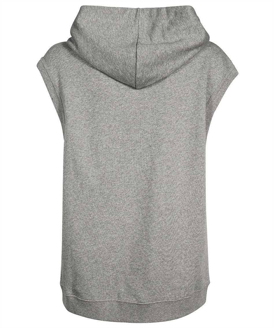 See By Chloé Sleeveless Drawstring-hoodie In Gray