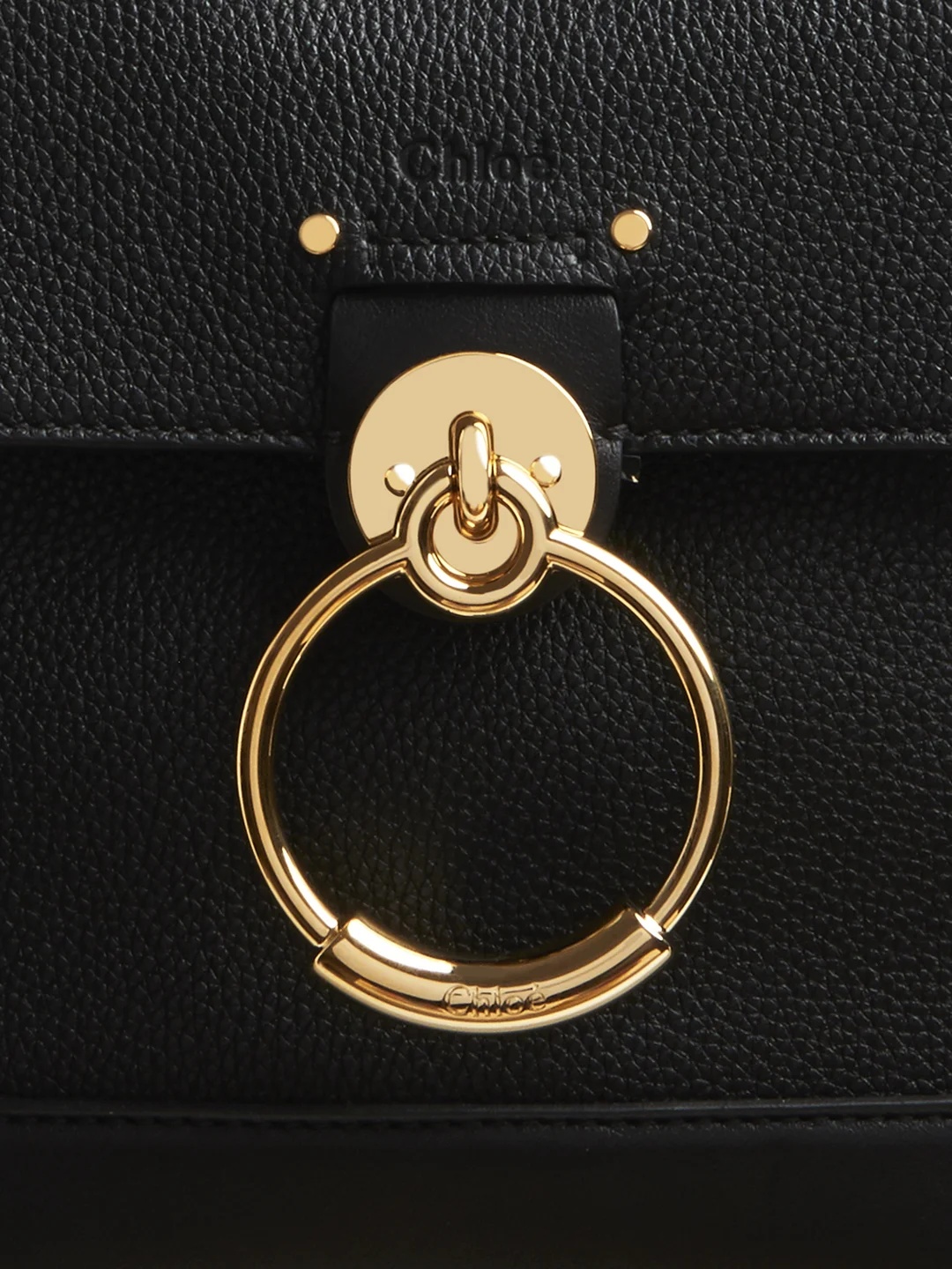 Shop Chloé Small Tess Day Bag In Black