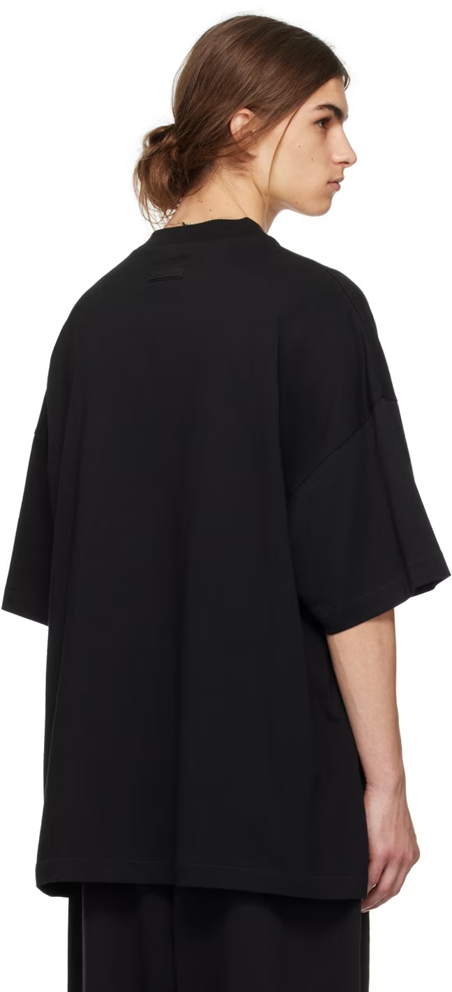 Essentials Logo-appliqué Cotton T-shirt In Black