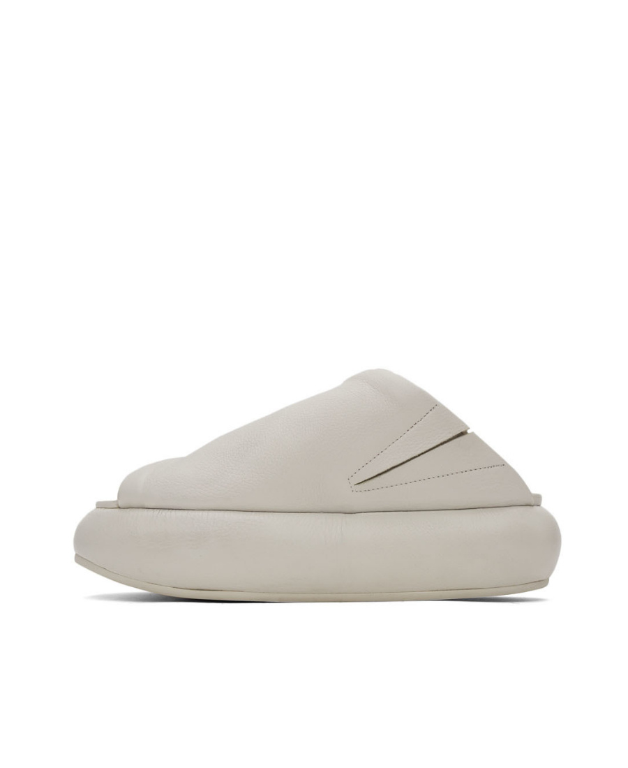 Marsèll Round-headed Open-toed Thick-soled Slippers In Nude