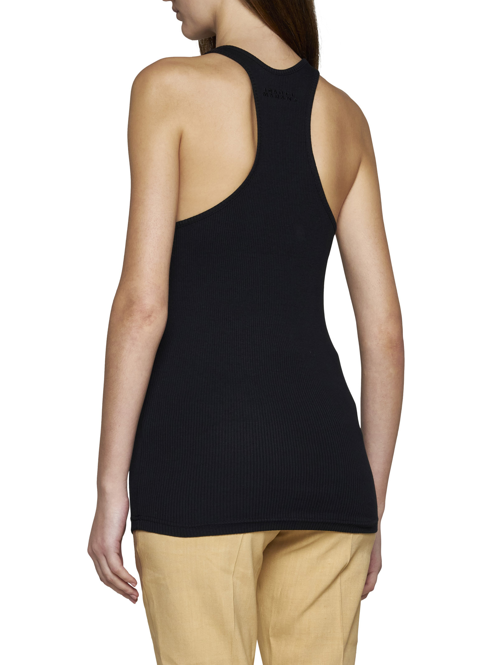 Isabel Marant Black Tenesy Tank Top In Black