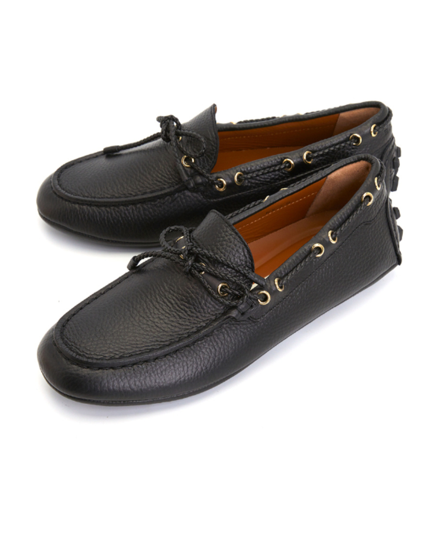 Bally Kyan Leather Loafers In Black