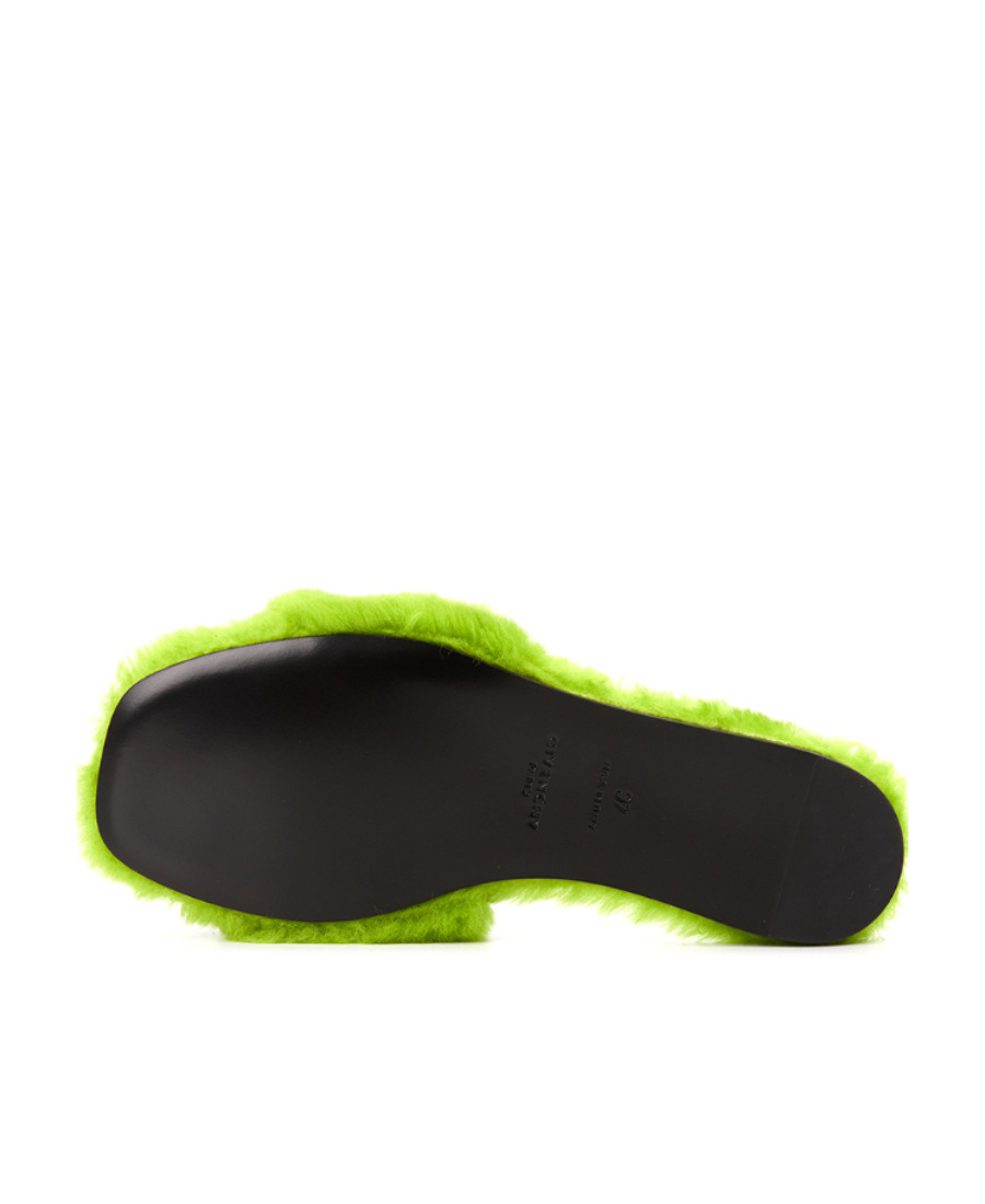 Givenchy Open-toed Slippers In Green
