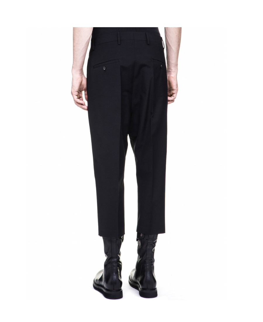 Rick Owens Logo Casual Pants In Black