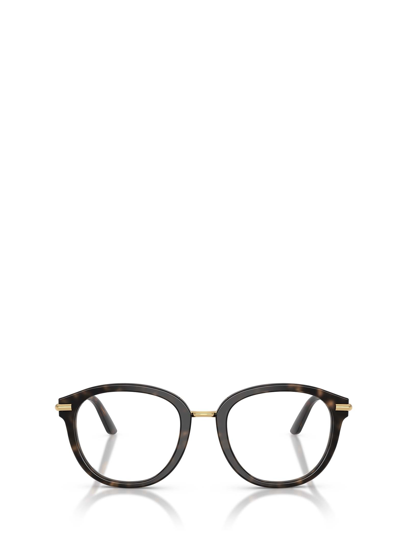 Dolce & Gabbana Dolce  Gabbana Eyewear Round Frame Glasses