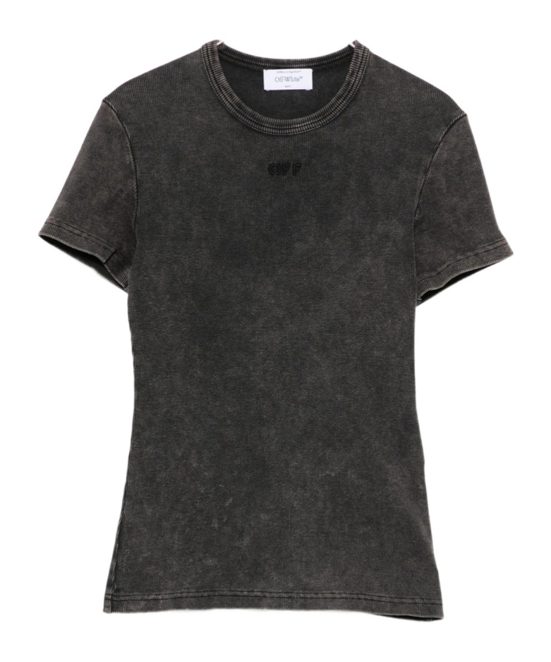 Off-white Short-sleeved T-shirt In Black