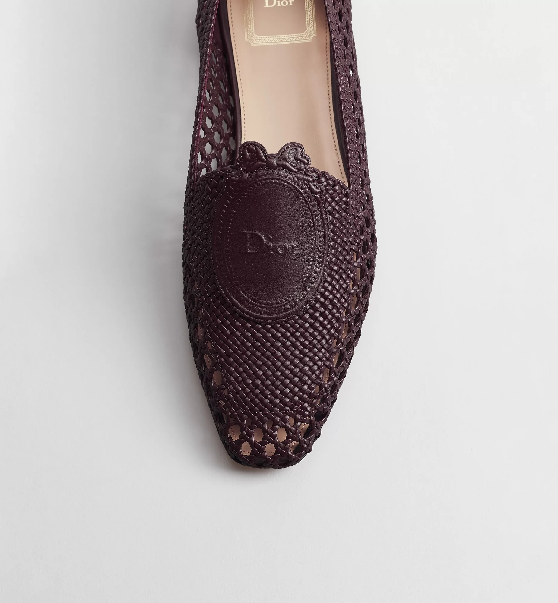 Dior Médaillon Loafer In Black