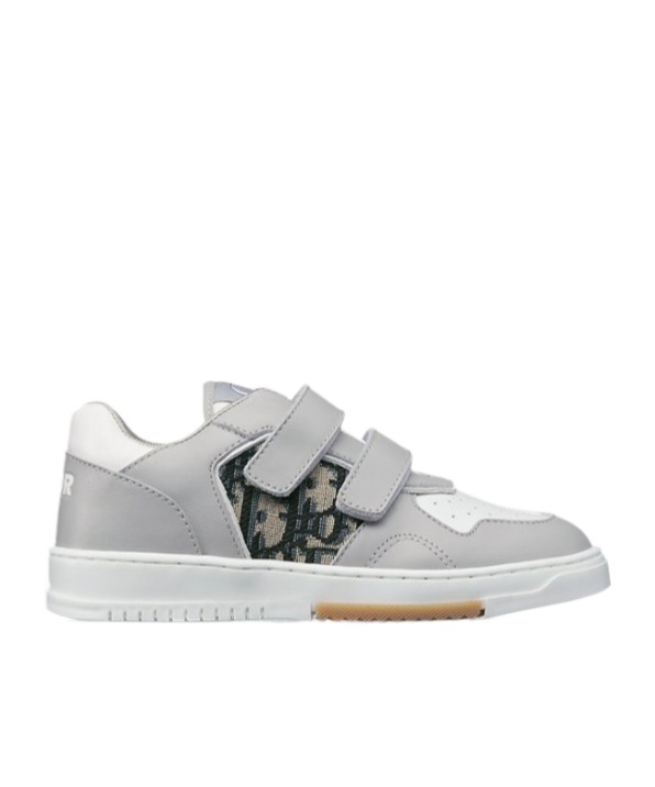Dior Little Kids' B27 Low-top Sneaker In Gray/white