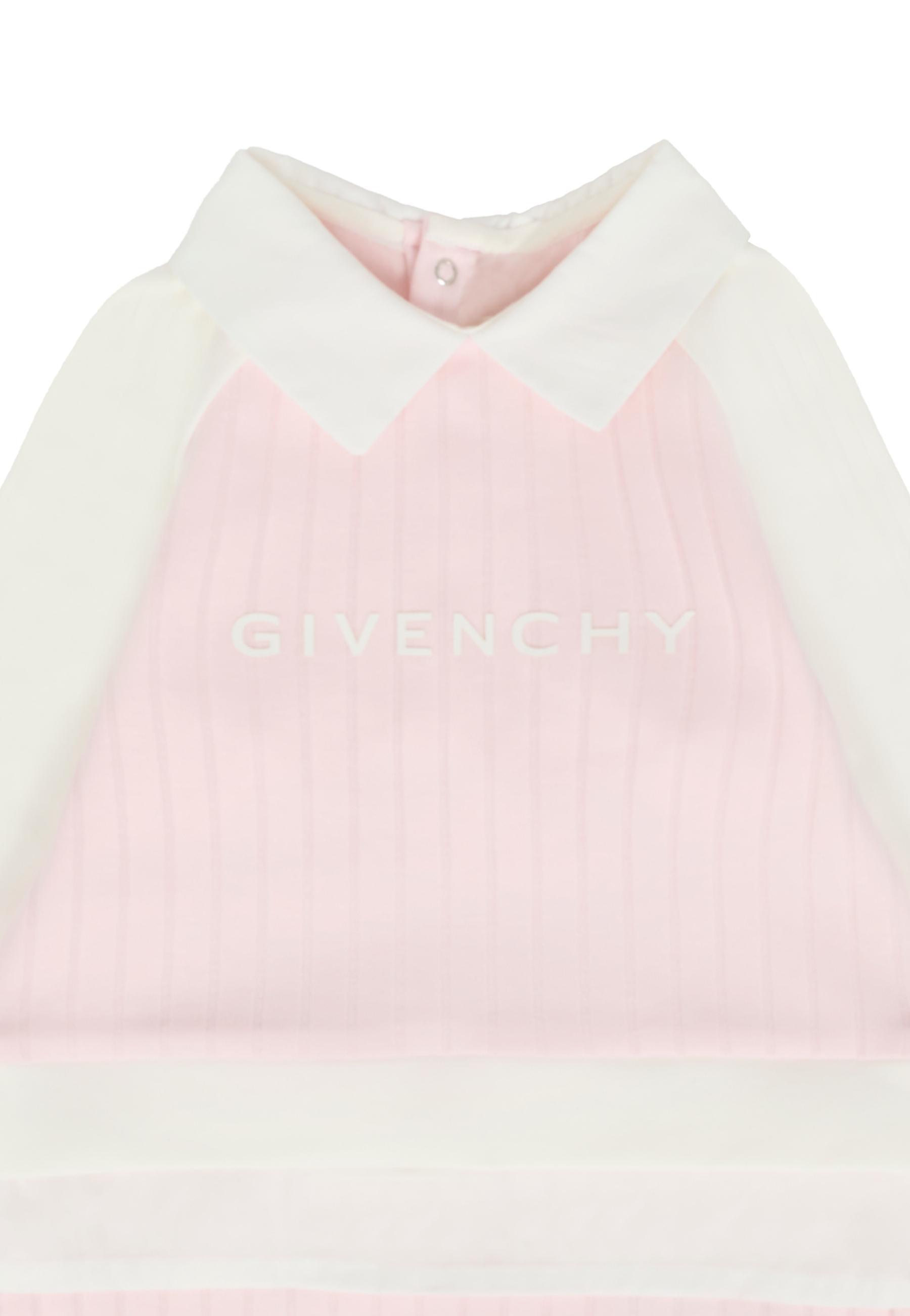 Givenchy Long-sleeved Jumpsuit In Pink