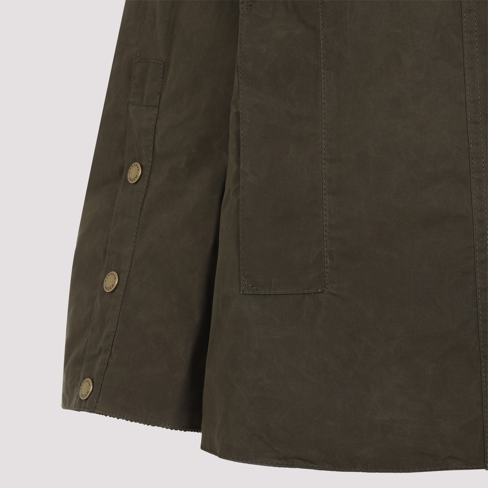 Barbour Long-sleeved Double-sided Casual Jacket In Black