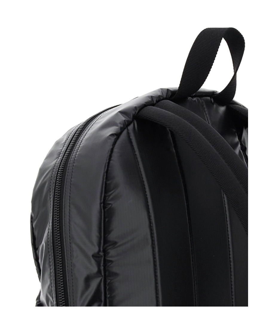 Saint Laurent Nuxx Ripstop Logo-print Backpack In Black