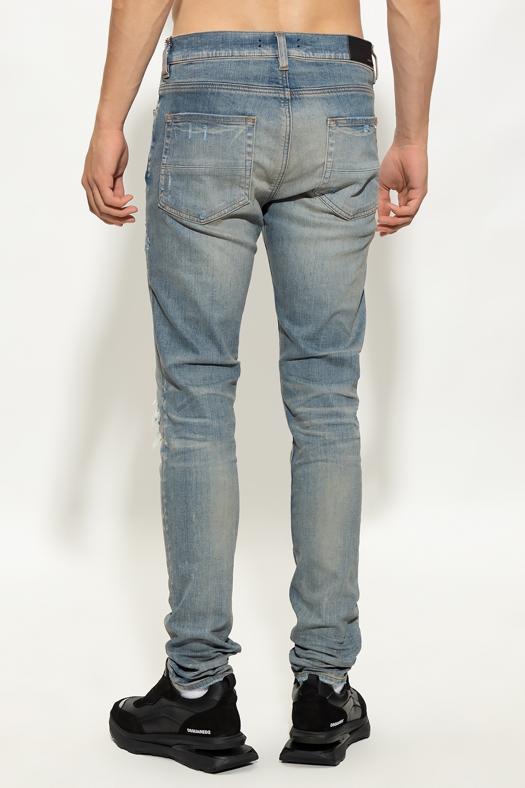 Amiri Imitation Old Jeans In Gray