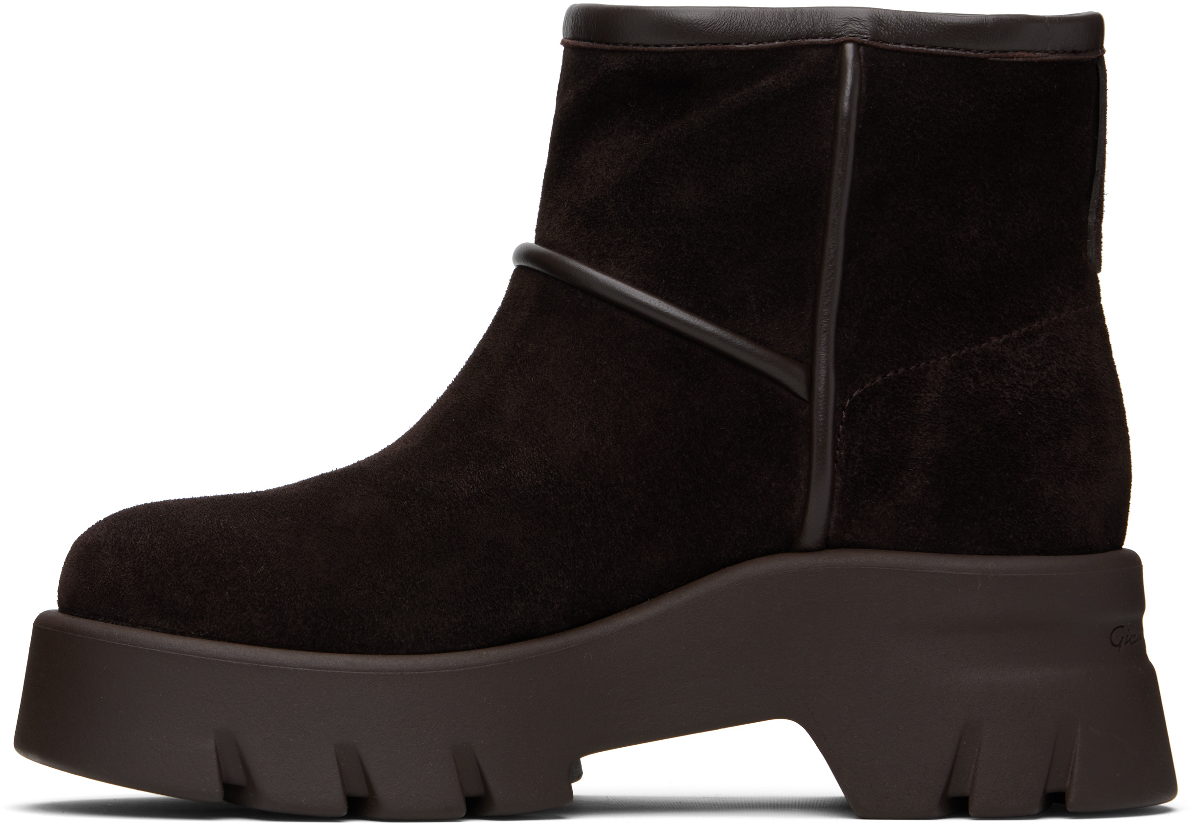 Gianvito Rossi Stormy Suede Ankle Boots In Black