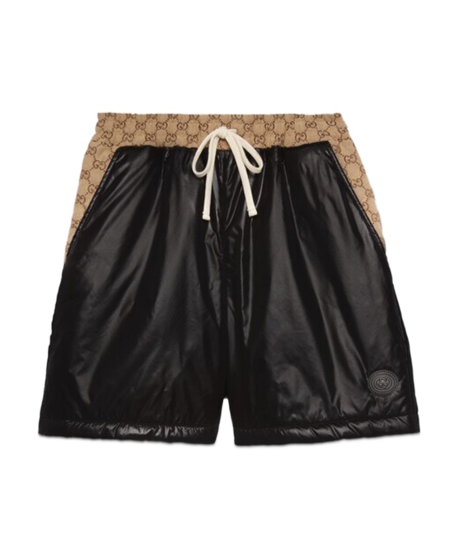 Gucci Canvas Shorts In Black