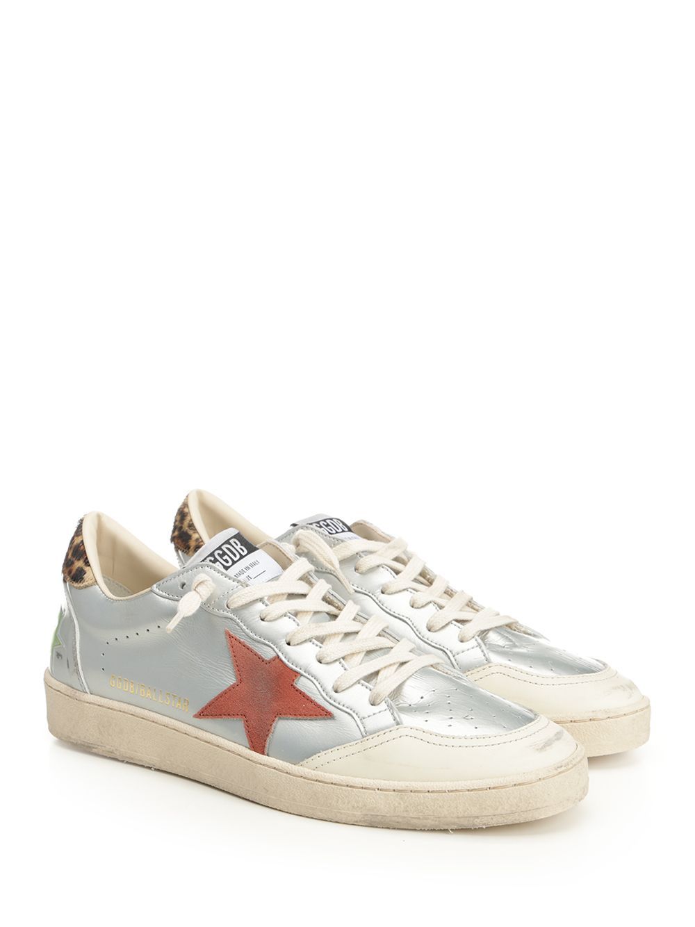Golden Goose Round-toe Low-top Casual Shoes In White